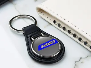 Rays Key Rings for Men Sturdy Leather Racing Feel